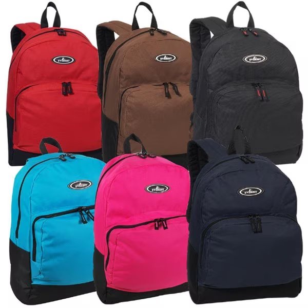 Everest 1045A-NY 17 in. Classic Backpack with Front Organizer, Everest Trading, Mfr#: 1045A-NY